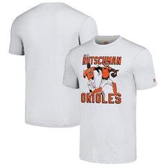 Adley Rutschman Baltimore Orioles Homage Caricature Player Tri-Blend T-Shirt - MLB