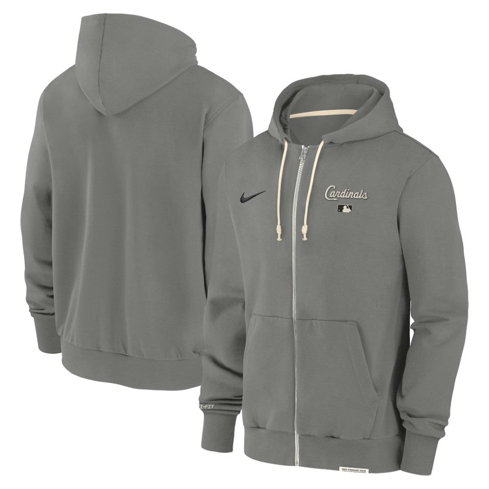 St. Louis Cardinals Nike Authentic Collection Travel Performance Full-Zip Hoodie - MLB