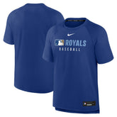Kansas City Royals Nike Authentic Collection Pregame Raglan Dri-FIT T-Shirt - MLB
