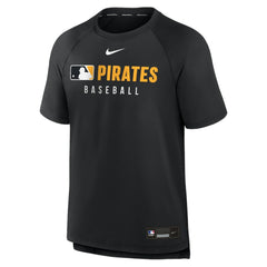 Pittsburgh Pirates Nike Authentic Collection Pregame Raglan Dri-FIT T-Shirt - MLB