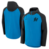 Miami Marlins Nike Authentic Collection Raglan Performance Full-Zip Jacket - MLB