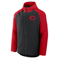 Cincinnati Reds Nike Authentic Collection Raglan Performance Full-Zip Jacket - MLB