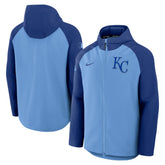 Kansas City Royals Nike Authentic Collection Raglan Performance Full-Zip Jacket - MLB