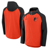 Baltimore Orioles Nike Authentic Collection Raglan Performance Full-Zip Jacket - MLB