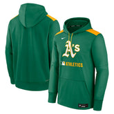 Athletics Nike Authentic Collection Performance Pullover Hoodie - MLB