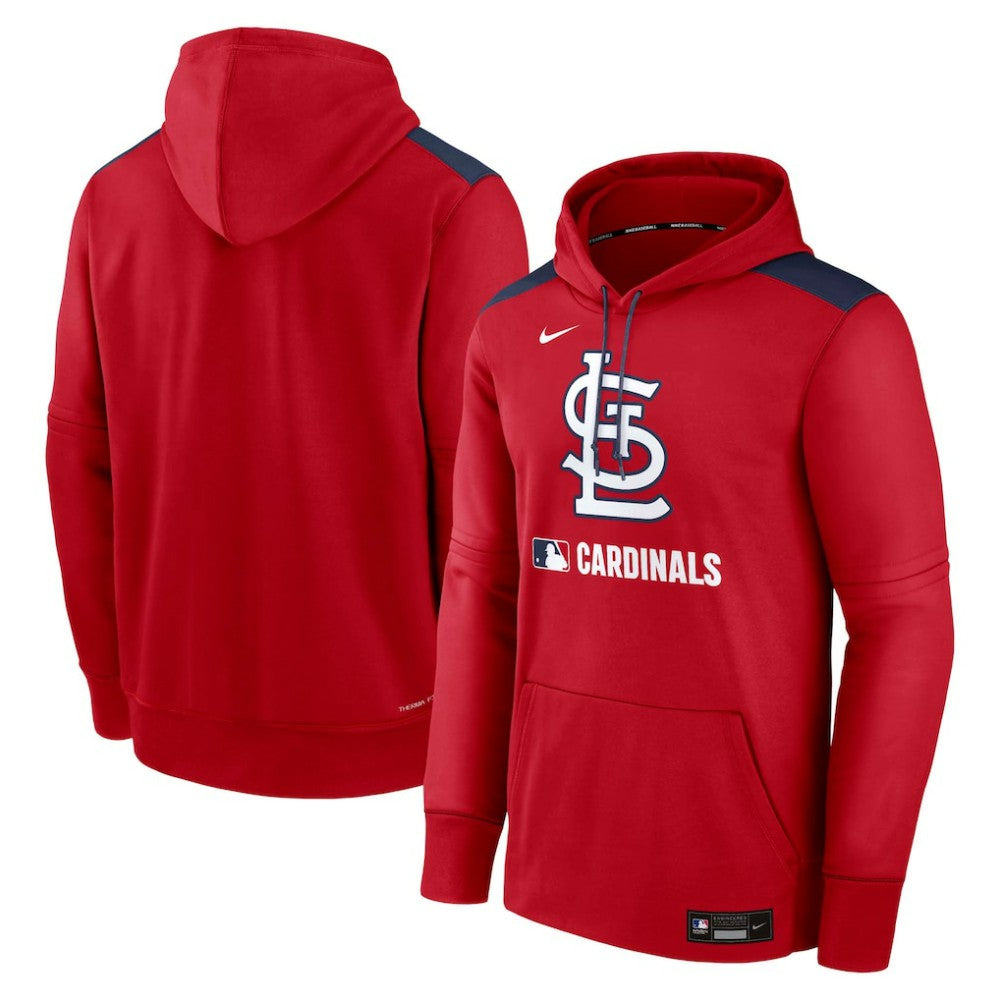 St. Louis Cardinals Nike Authentic Collection Performance Pullover Hoodie - MLB
