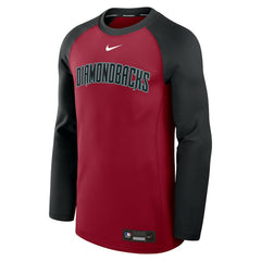 Arizona Diamondbacks Nike Authentic Collection Game Time Raglan Dri-FIT Long Sleeve T-Shirt - MLB