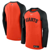 San Francisco Giants Nike Authentic Collection Game Time Raglan Dri-FIT Long Sleeve T-Shirt - MLB