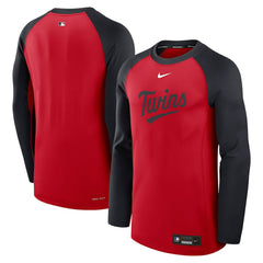 Minnesota Twins Nike Authentic Collection Game Time Raglan Dri-FIT Long Sleeve T-Shirt - MLB