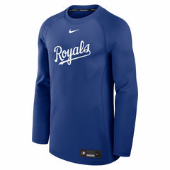 Kansas City Royals Nike Authentic Collection Game Time Raglan Dri-FIT Long Sleeve T-Shirt - MLB