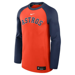 Houston Astros Nike Authentic Collection Game Time Raglan Dri-FIT Long Sleeve T-Shirt - MLB