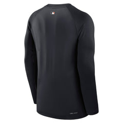 Detroit Tigers Nike Authentic Collection Game Time Raglan Dri-FIT Long Sleeve T-Shirt - MLB