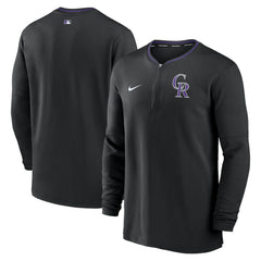 Colorado Rockies Nike Authentic Collection Performance Half-Zip Top - MLB