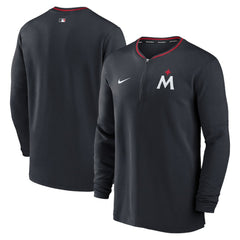 Minnesota Twins Nike Authentic Collection Performance Half-Zip Top - MLB