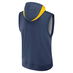 Milwaukee Brewers Nike Authentic Collection Dri-FIT Sleeveless Hoodie - MLB
