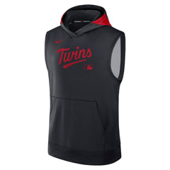 Minnesota Twins Nike Authentic Collection Dri-FIT Sleeveless Hoodie - MLB