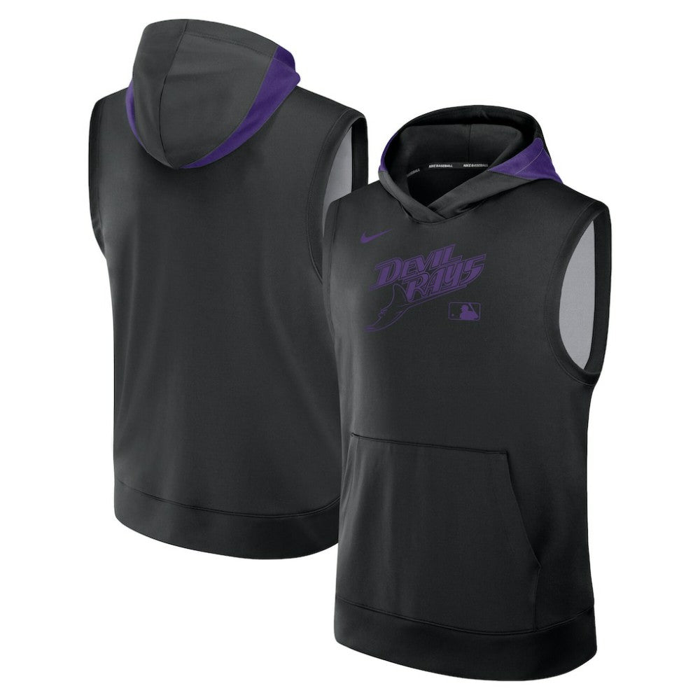 Tampa Bay Rays Nike Authentic Collection Dri-FIT Sleeveless Hoodie - MLB