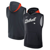 Detroit Tigers Nike Authentic Collection Dri-FIT Sleeveless Hoodie - MLB