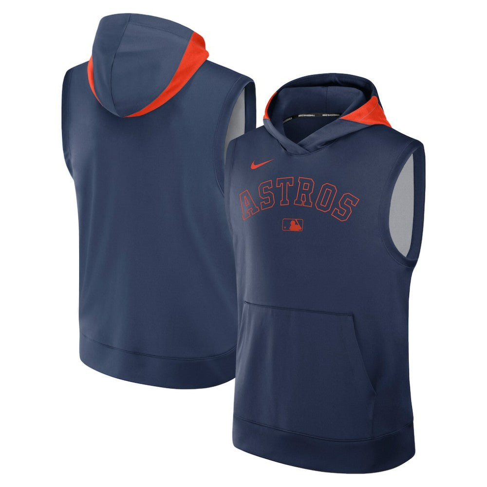 Houston Astros Nike Authentic Collection Dri-FIT Sleeveless Hoodie - MLB
