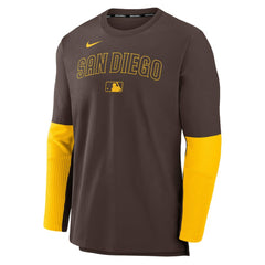 San Diego Padres Nike Authentic Collection Player Dri-FIT Lightweight Pullover - MLB