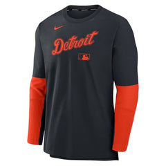 Detroit Tigers Nike Authentic Collection Player Dri-FIT Lightweight Pullover - MLB