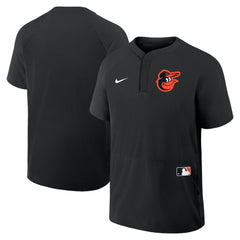 Baltimore Orioles Nike Authentic Collection Raglan Short Sleeve Windshirt - MLB
