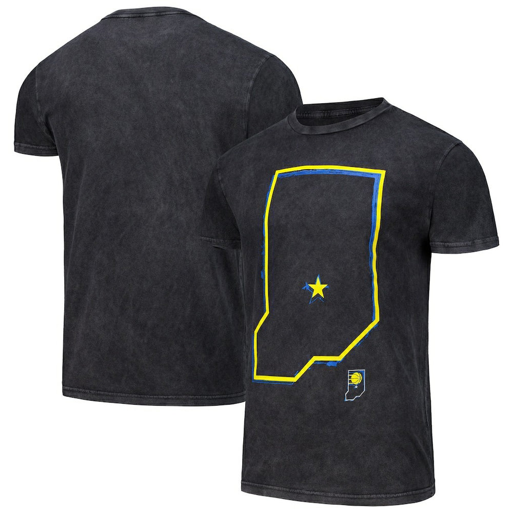 Indiana Pacers Stadium Essentials Unisex Vintage T-Shirt Black - NBA