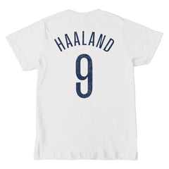 Erling Haaland Manchester City 1863FC Youth Player T-Shirt White - FIFA World CUP