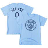 Erling Haaland Manchester City 1863FC Youth Player T-Shirt Sky Blue - FIFA World CUP