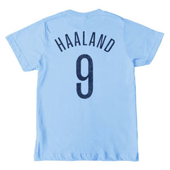 Erling Haaland Manchester City 1863FC Youth Player T-Shirt Sky Blue - FIFA World CUP