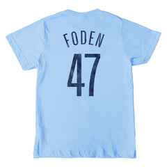 Phil Foden Manchester City 1863FC Youth Player T-Shirt Sky Blue - FIFA World CUP