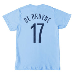 Kevin De Bruyne Manchester City 1863FC Youth Player T-Shirt Sky Blue - FIFA World CUP