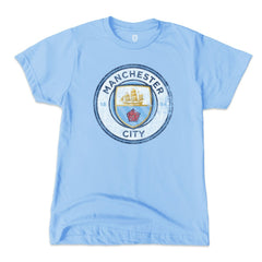 Manchester City 1863FC Youth Color Badge T-Shirt Sky Blue - FIFA World CUP