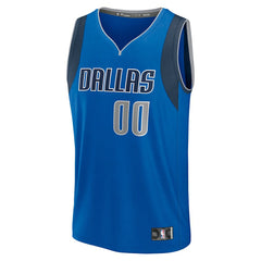 Dallas Mavericks Fast Break Custom Jersey Icon Editi- Blue - NBA