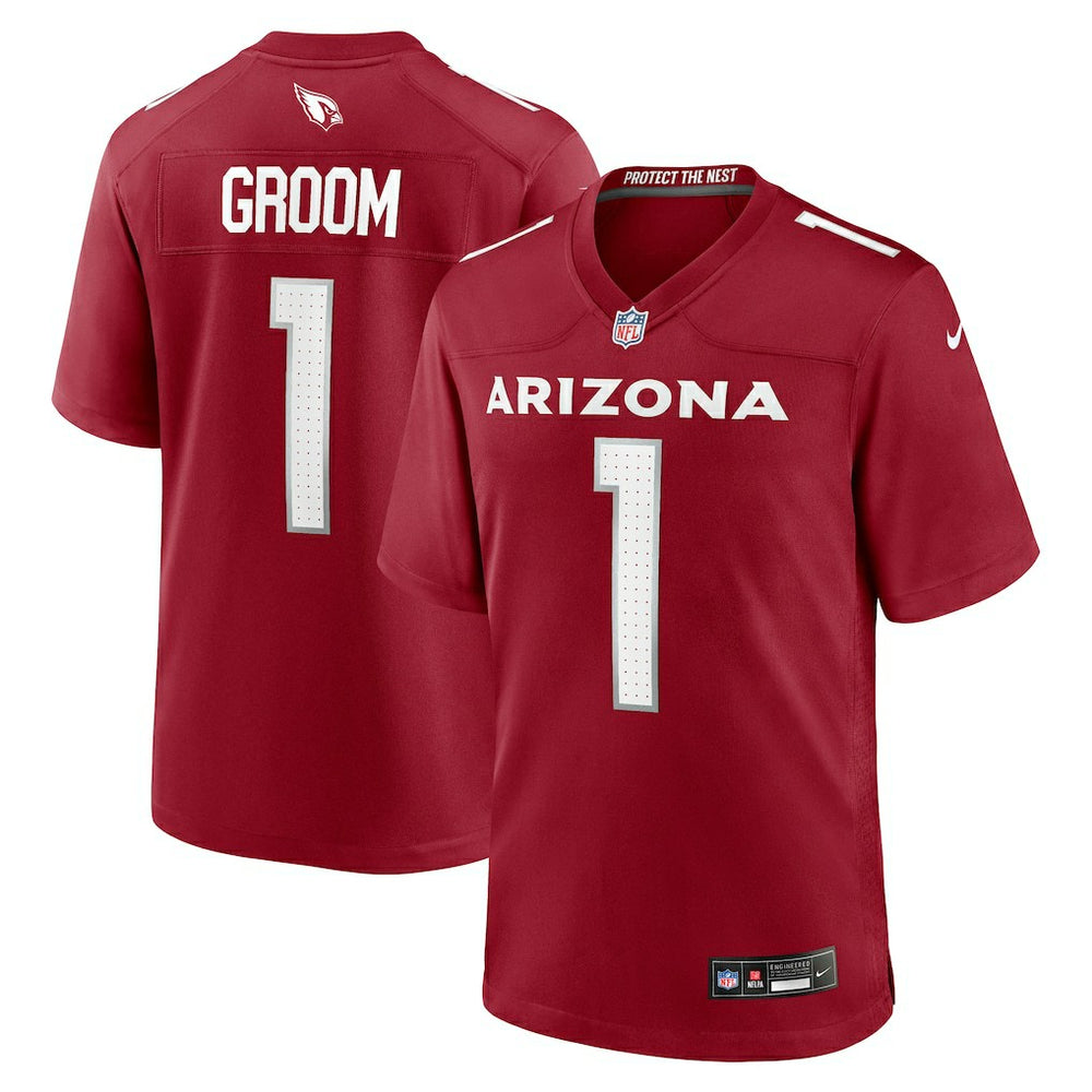 Number 1 Groom Arizona Cardinals Game Jersey Cardinal | Nike for Sale
