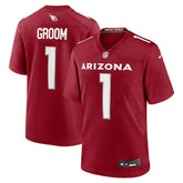 Number 1 Groom Arizona Cardinals Game Jersey Cardinal | Nike for Sale