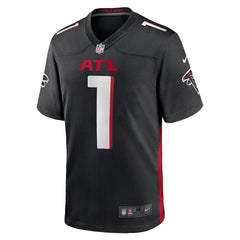 Number 1 Groom Atlanta Falcons Game Jersey Black | Nike for Sale