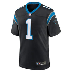 Number 1 Groom Carolina Panthers Game Jersey Black | Nike for Sale