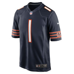 Number 1 Groom Chicago Bears Game Jersey Navy | Nike for Sale