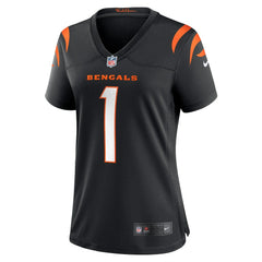Number 1 Bride Cincinnati Bengals Women's Game Jersey Black | Nike for Sale
