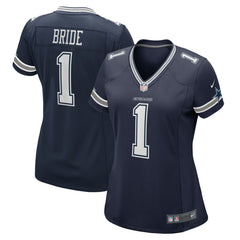 Number 1 Bride Dallas Cowboys Women's Game Jersey Navy | Nike for Sale