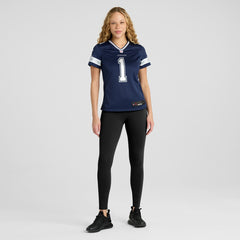 Number 1 Bride Dallas Cowboys Women's Game Jersey Navy | Nike for Sale