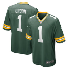 Number 1 Groom Green Bay Packers Game Jersey Green | Nike for Sale
