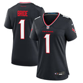 Number 1 Bride Houston Texans Women's Game Jersey Navy | Nike for Sale
