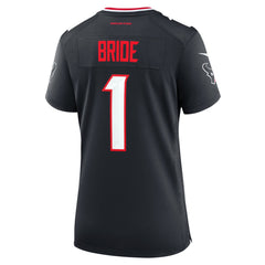 Number 1 Bride Houston Texans Women's Game Jersey Navy | Nike for Sale