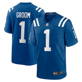 Number 1 Groom Indianapolis Colts Game Jersey Royal | Nike for Sale