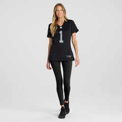 Number 1 Bride Las Vegas Raiders Women's Game Jersey Black | Nike for Sale