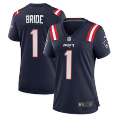 Number 1 Bride New England Patriots Women's Game Jersey Navy | Nike for Sale