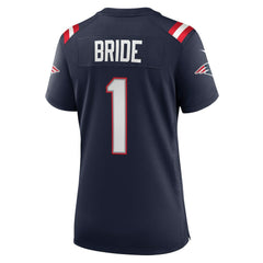 Number 1 Bride New England Patriots Women's Game Jersey Navy | Nike for Sale