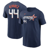 Yordan Alvarez Houston Astros Nike 2025 City Connect Fuse Name & Number T-Shirt - MLB